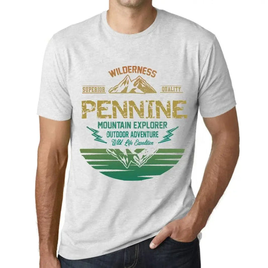 Men's Graphic T-Shirt Outdoor Adventure, Wilderness, Mountain Explorer Pennine Eco-Friendly Limited Edition Short Sleeve Tee-Shirt Vintage Birthday Gift Novelty