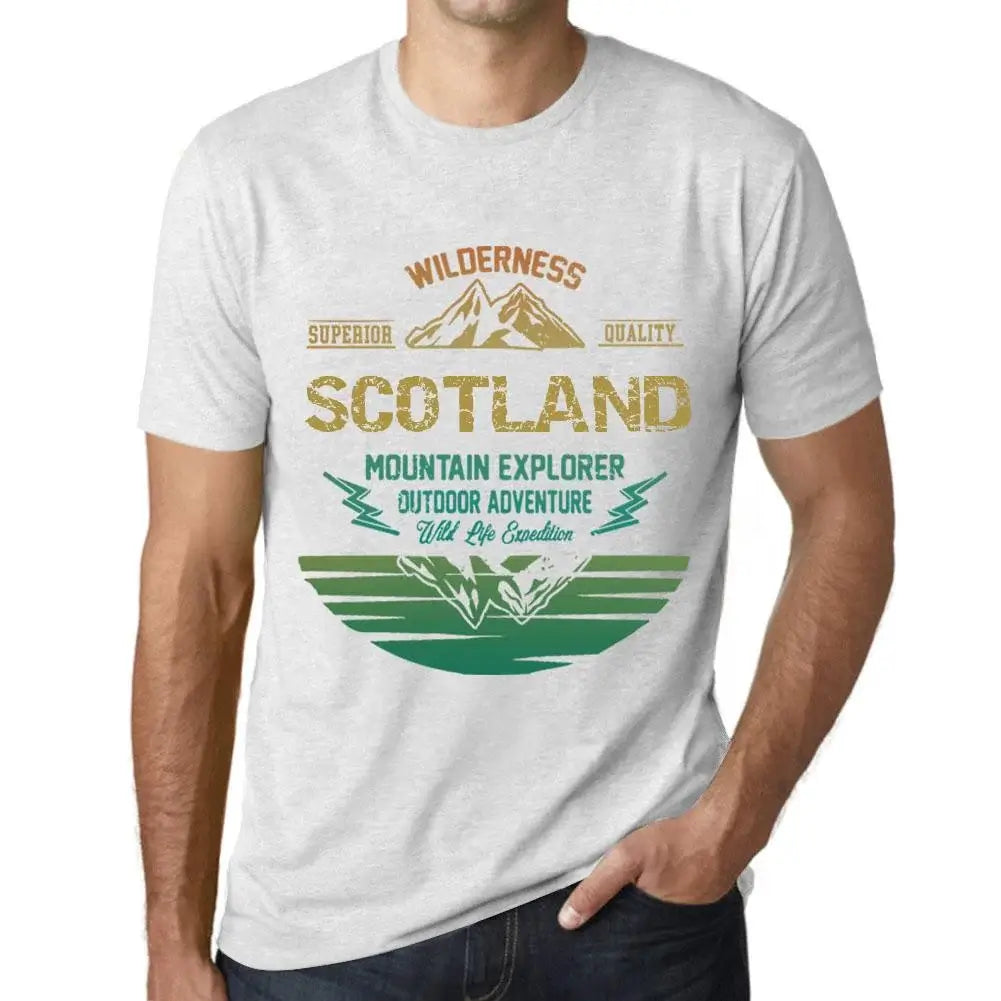 Men's Graphic T-Shirt Outdoor Adventure, Wilderness, Mountain Explorer Scotland Eco-Friendly Limited Edition Short Sleeve Tee-Shirt Vintage Birthday Gift Novelty