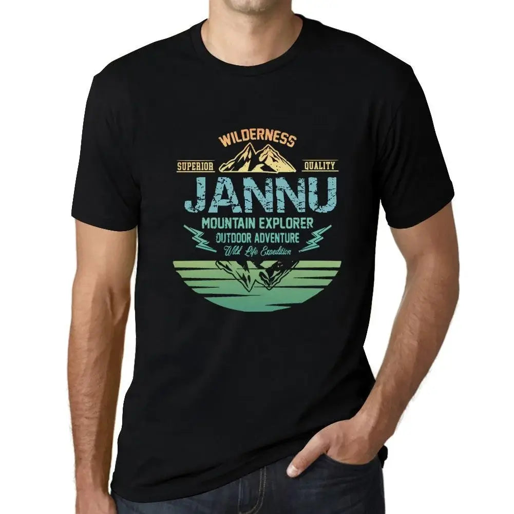 Men's Graphic T-Shirt Outdoor Adventure, Wilderness, Mountain Explorer Jannu Eco-Friendly Limited Edition Short Sleeve Tee-Shirt Vintage Birthday Gift Novelty