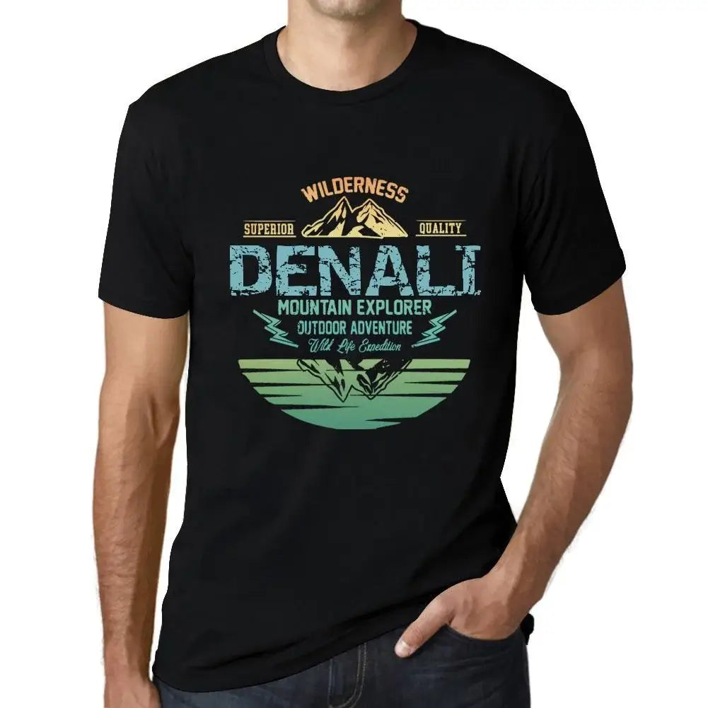 Men's Graphic T-Shirt Outdoor Adventure, Wilderness, Mountain Explorer Denali Eco-Friendly Limited Edition Short Sleeve Tee-Shirt Vintage Birthday Gift Novelty