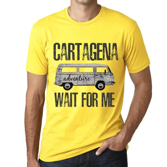 Men's Graphic T-Shirt Adventure Wait For Me In Cartagena Eco-Friendly Limited Edition Short Sleeve Tee-Shirt Vintage Birthday Gift Novelty