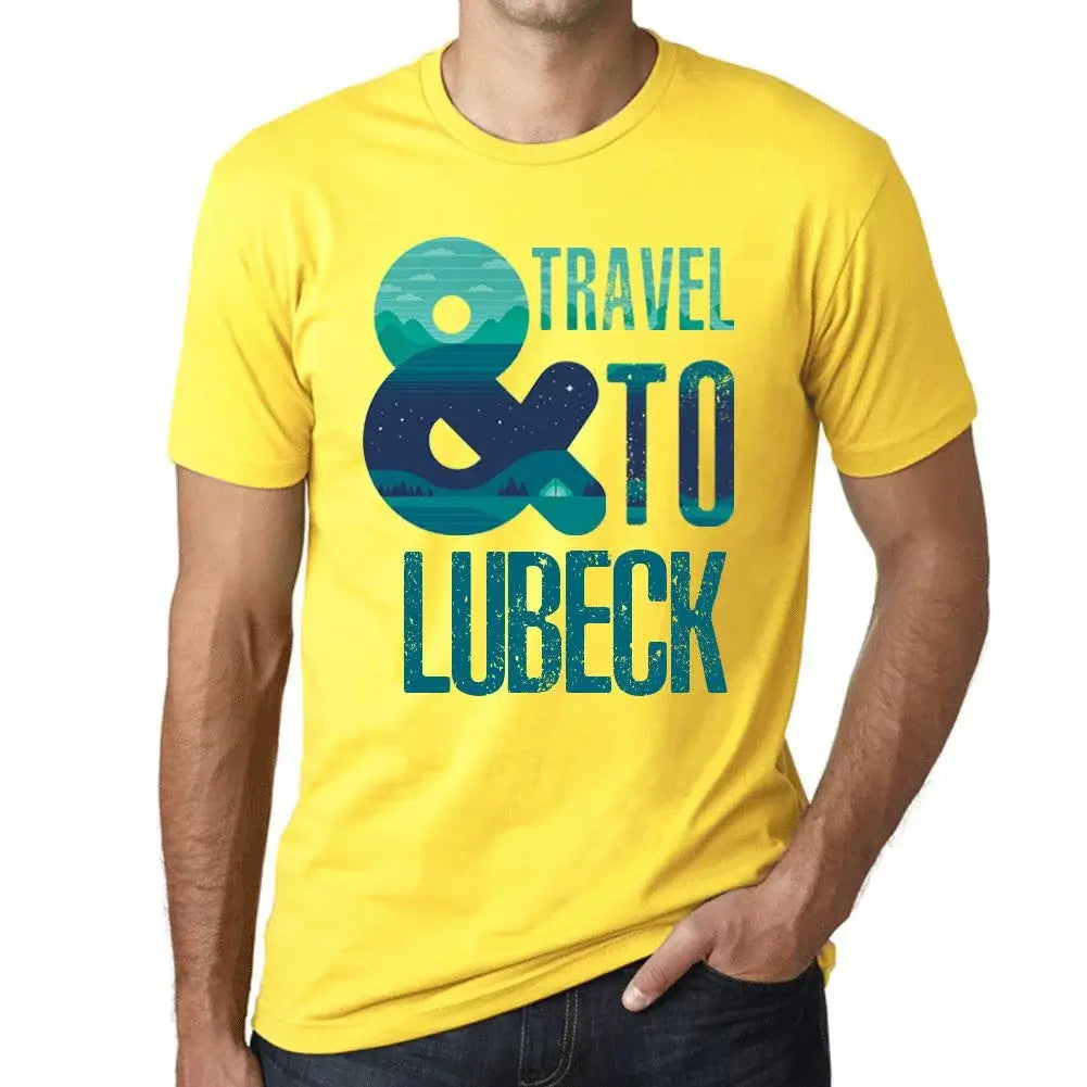 Men's Graphic T-Shirt And Travel To Lubeck Eco-Friendly Limited Edition Short Sleeve Tee-Shirt Vintage Birthday Gift Novelty