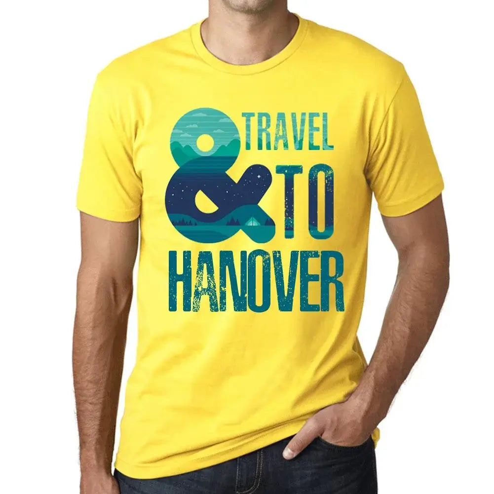 Men's Graphic T-Shirt And Travel To Hanover Eco-Friendly Limited Edition Short Sleeve Tee-Shirt Vintage Birthday Gift Novelty