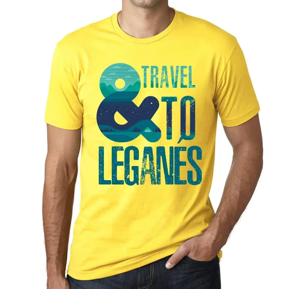 Men's Graphic T-Shirt And Travel To Leganés Eco-Friendly Limited Edition Short Sleeve Tee-Shirt Vintage Birthday Gift Novelty