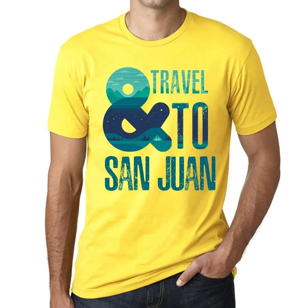 Men's Graphic T-Shirt And Travel To San Juan Eco-Friendly Limited Edition Short Sleeve Tee-Shirt Vintage Birthday Gift Novelty