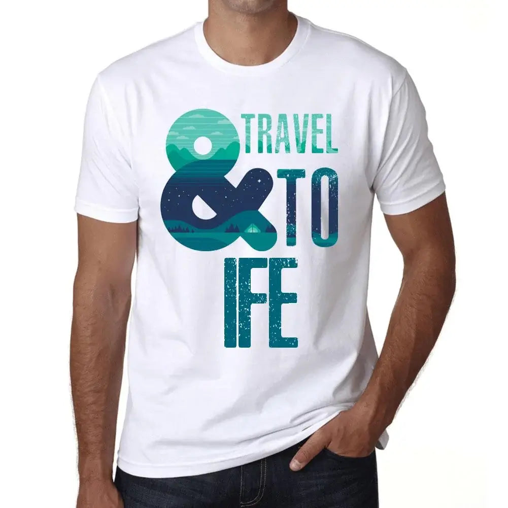 Men's Graphic T-Shirt And Travel To Ife Eco-Friendly Limited Edition Short Sleeve Tee-Shirt Vintage Birthday Gift Novelty