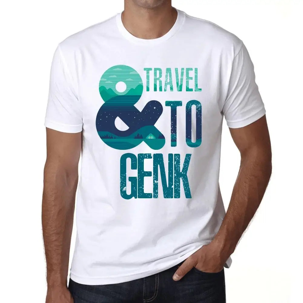 Men's Graphic T-Shirt And Travel To Genk Eco-Friendly Limited Edition Short Sleeve Tee-Shirt Vintage Birthday Gift Novelty