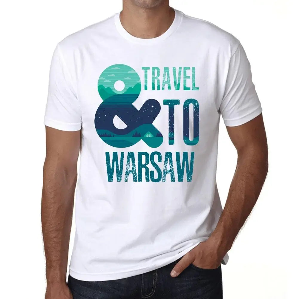 Men's Graphic T-Shirt And Travel To Warsaw Eco-Friendly Limited Edition Short Sleeve Tee-Shirt Vintage Birthday Gift Novelty