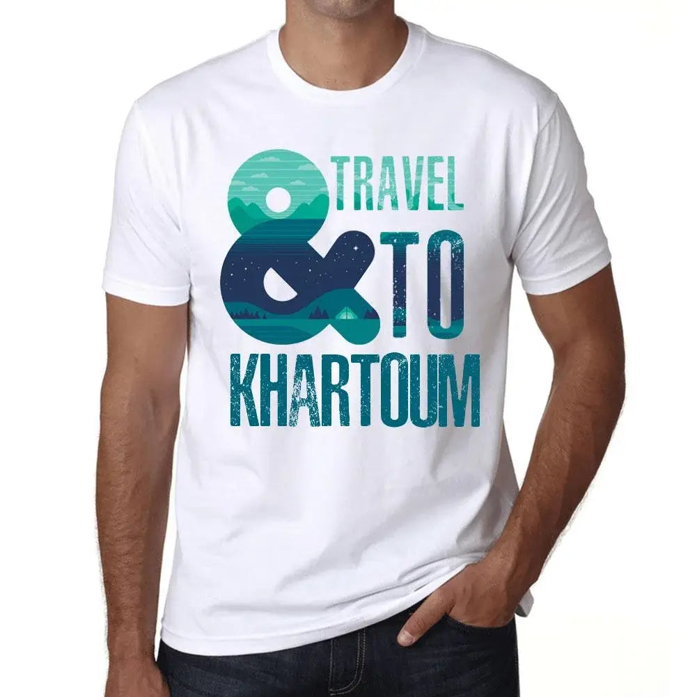 Men's Graphic T-Shirt And Travel To Khartoum Eco-Friendly Limited Edition Short Sleeve Tee-Shirt Vintage Birthday Gift Novelty