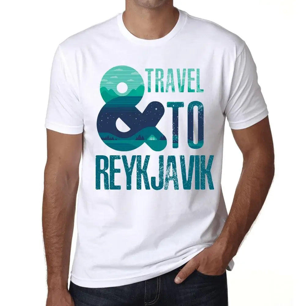 Men's Graphic T-Shirt And Travel To Reykjavik Eco-Friendly Limited Edition Short Sleeve Tee-Shirt Vintage Birthday Gift Novelty