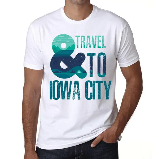 Men's Graphic T-Shirt And Travel To Iowa City Eco-Friendly Limited Edition Short Sleeve Tee-Shirt Vintage Birthday Gift Novelty