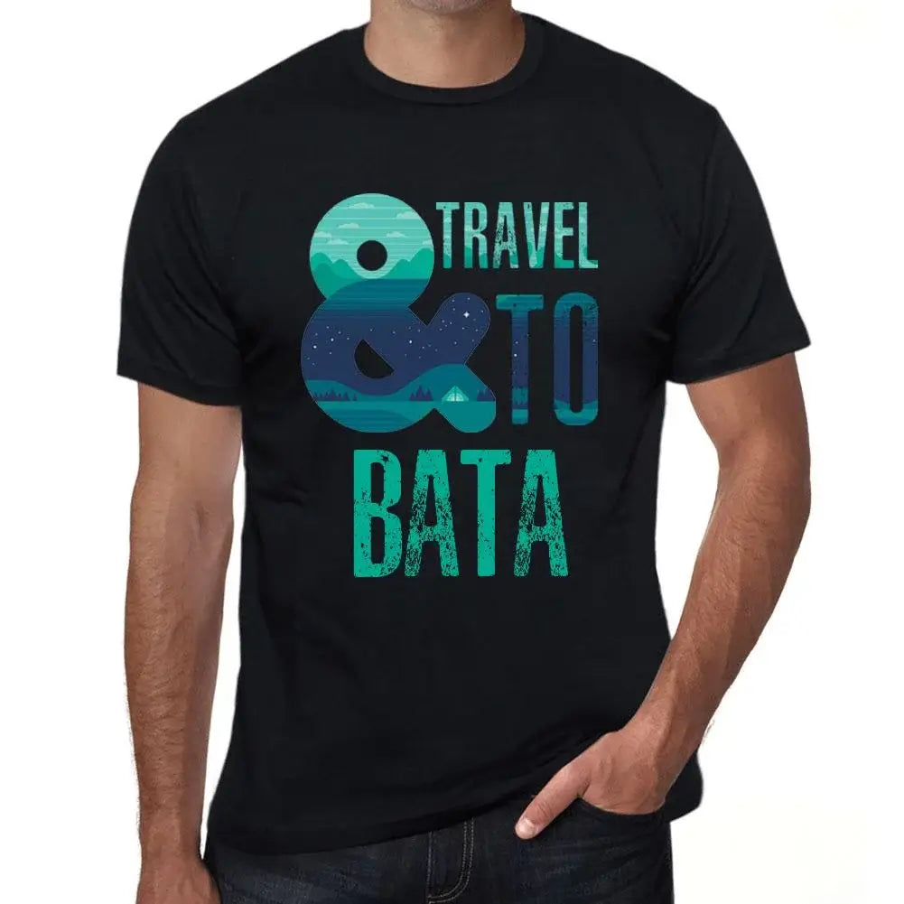 Men's Graphic T-Shirt And Travel To Bata Eco-Friendly Limited Edition Short Sleeve Tee-Shirt Vintage Birthday Gift Novelty