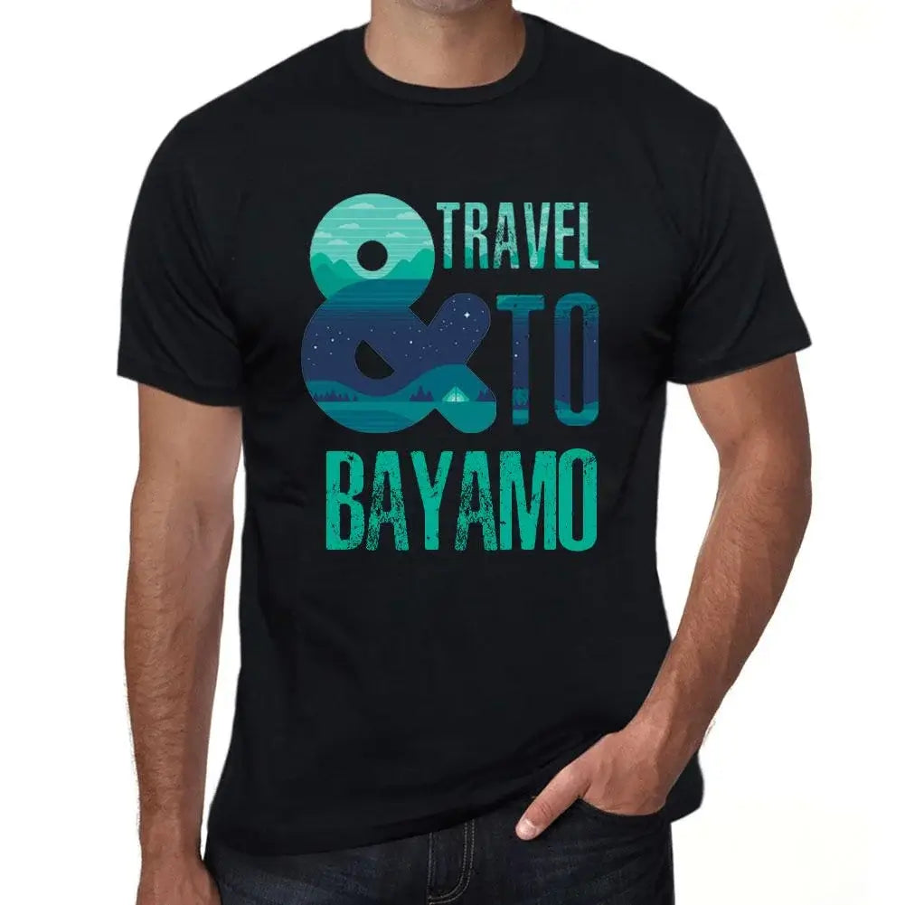 Men's Graphic T-Shirt And Travel To Bayamo Eco-Friendly Limited Edition Short Sleeve Tee-Shirt Vintage Birthday Gift Novelty