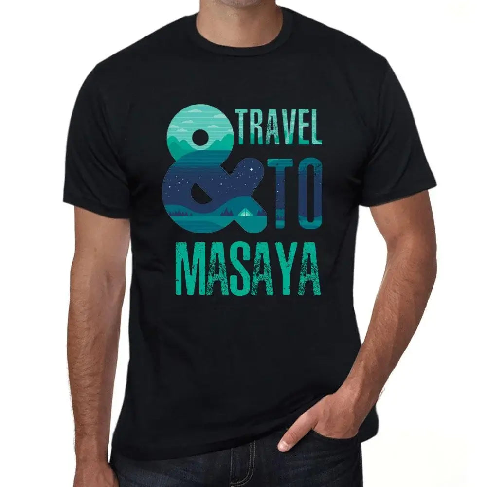 Men's Graphic T-Shirt And Travel To Masaya Eco-Friendly Limited Edition Short Sleeve Tee-Shirt Vintage Birthday Gift Novelty