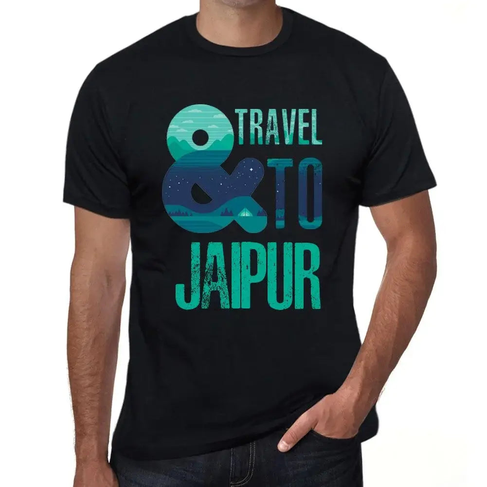 Men's Graphic T-Shirt And Travel To Jaipur Eco-Friendly Limited Edition Short Sleeve Tee-Shirt Vintage Birthday Gift Novelty