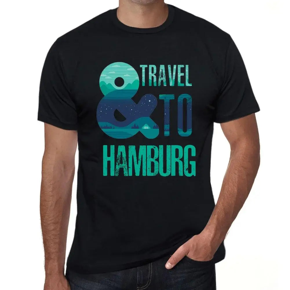 Men's Graphic T-Shirt And Travel To Hamburg Eco-Friendly Limited Edition Short Sleeve Tee-Shirt Vintage Birthday Gift Novelty