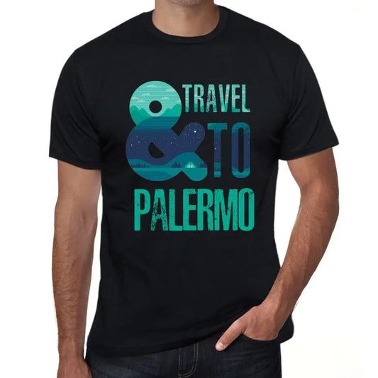 Men's Graphic T-Shirt And Travel To Palermo Eco-Friendly Limited Edition Short Sleeve Tee-Shirt Vintage Birthday Gift Novelty