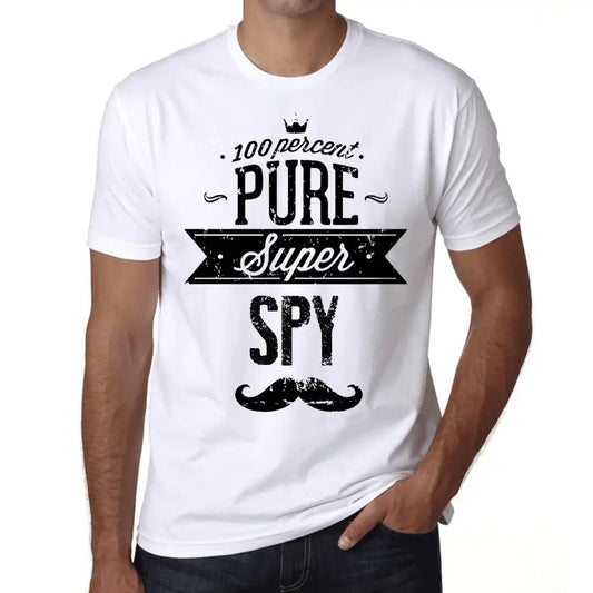 Men's Graphic T-Shirt 100% Pure Super Spy Eco-Friendly Limited Edition Short Sleeve Tee-Shirt Vintage Birthday Gift Novelty