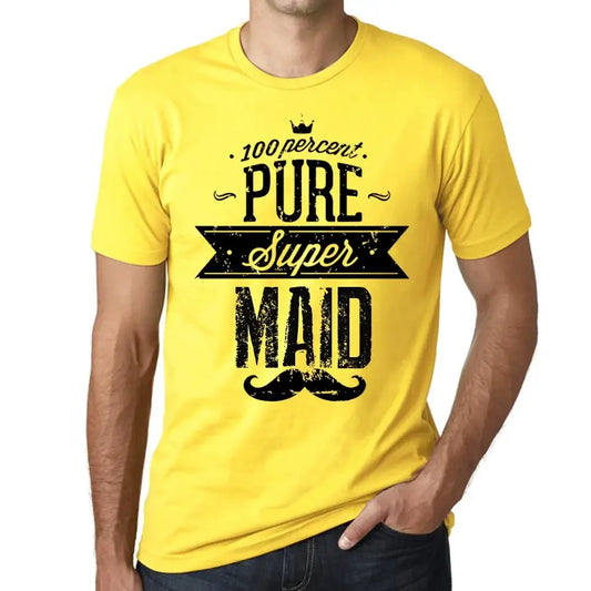 Men's Graphic T-Shirt 100% Pure Super Maid Eco-Friendly Limited Edition Short Sleeve Tee-Shirt Vintage Birthday Gift Novelty