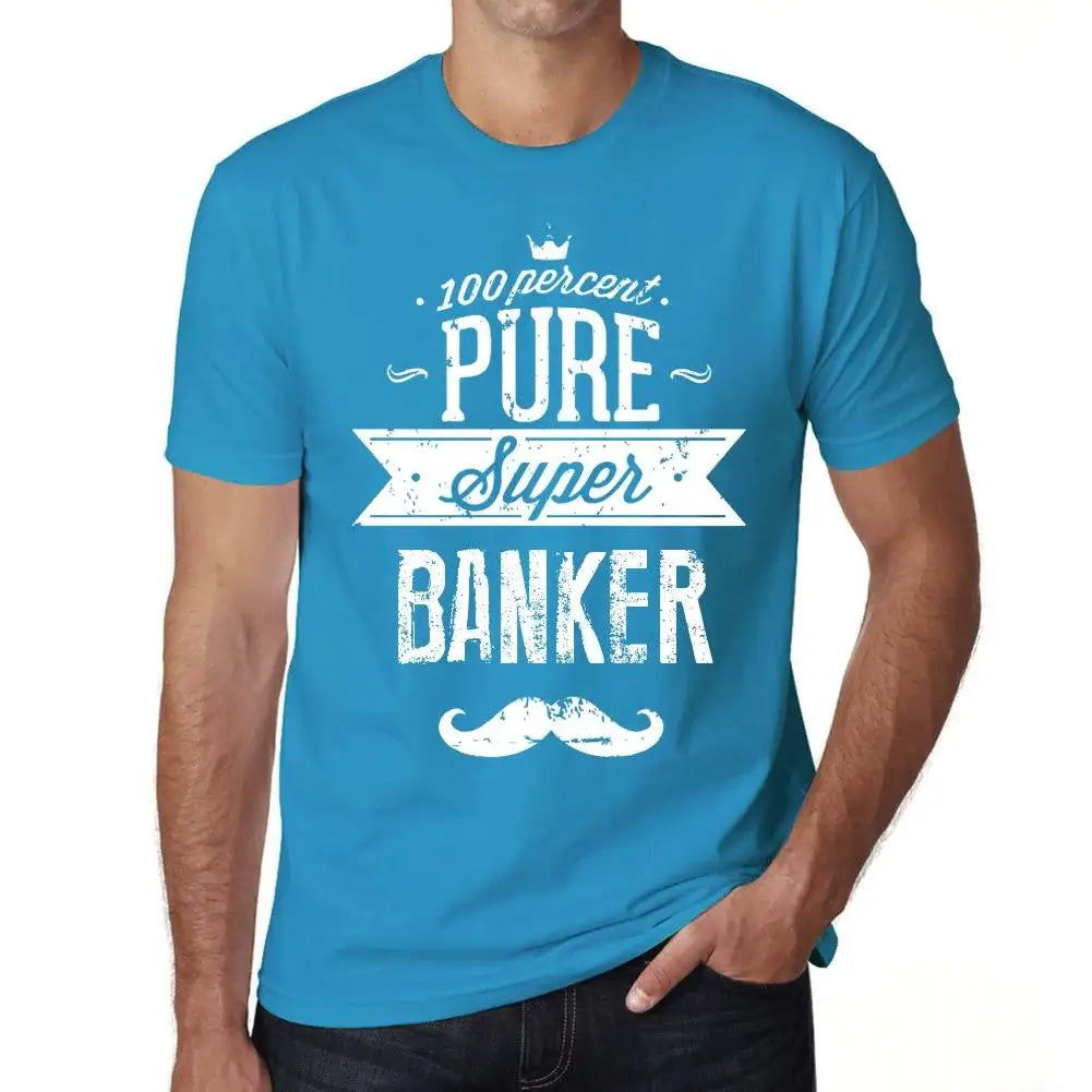 Men's Graphic T-Shirt 100% Pure Super Banker Eco-Friendly Limited Edition Short Sleeve Tee-Shirt Vintage Birthday Gift Novelty