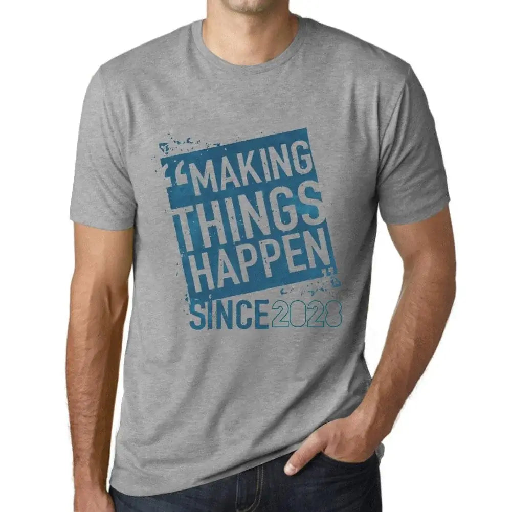 Men's Graphic T-Shirt Making Things Happen Since 2028