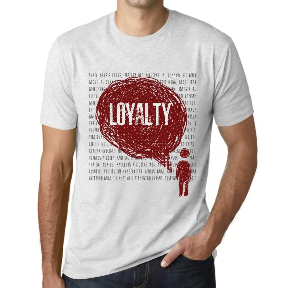 Men's Graphic T-Shirt Thoughts Loyalty Eco-Friendly Limited Edition Short Sleeve Tee-Shirt Vintage Birthday Gift Novelty