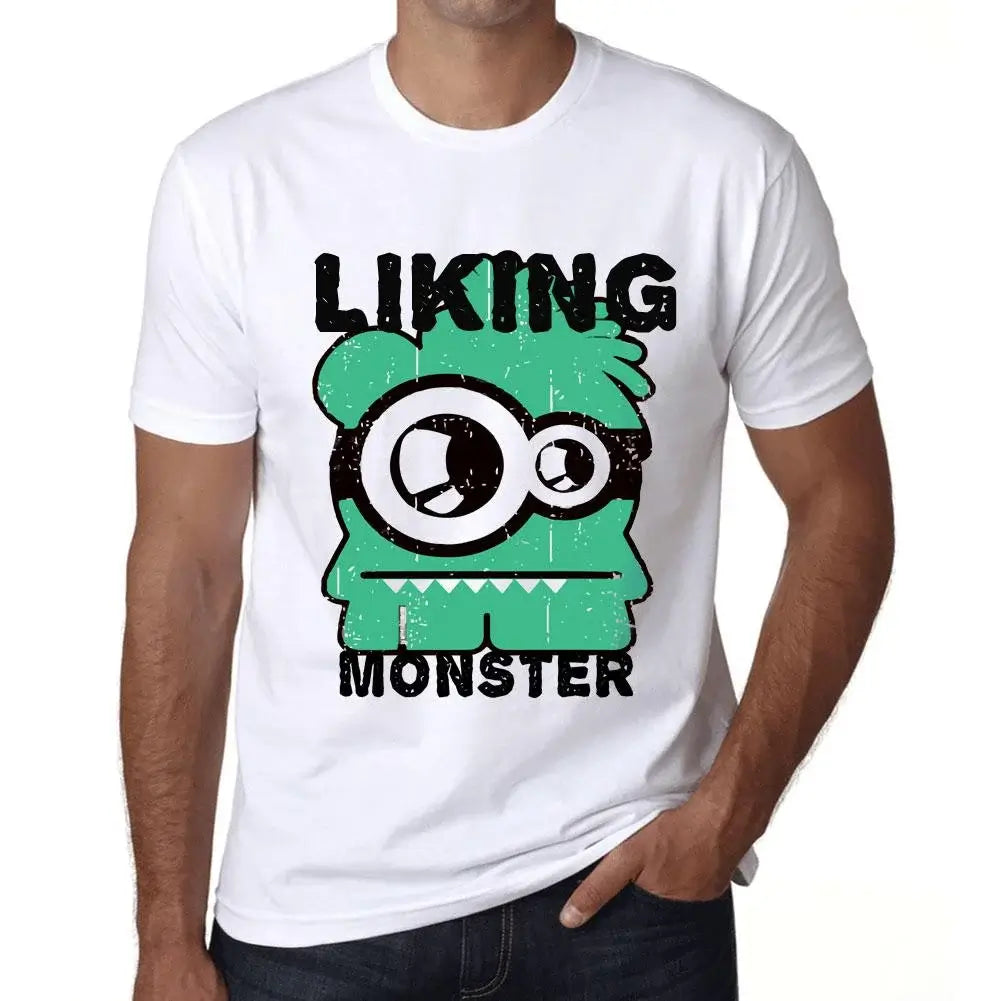 Men's Graphic T-Shirt Liking Monster Eco-Friendly Limited Edition Short Sleeve Tee-Shirt Vintage Birthday Gift Novelty