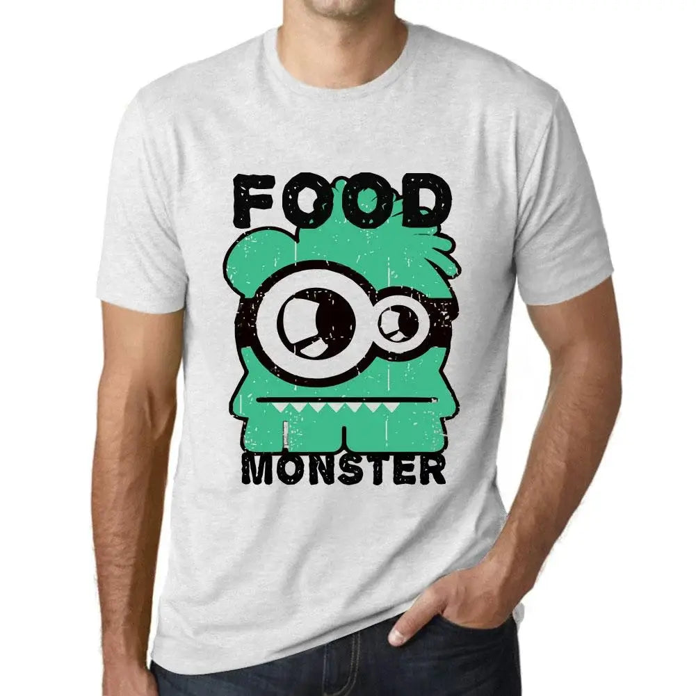 Men's Graphic T-Shirt Food Monster Eco-Friendly Limited Edition Short Sleeve Tee-Shirt Vintage Birthday Gift Novelty