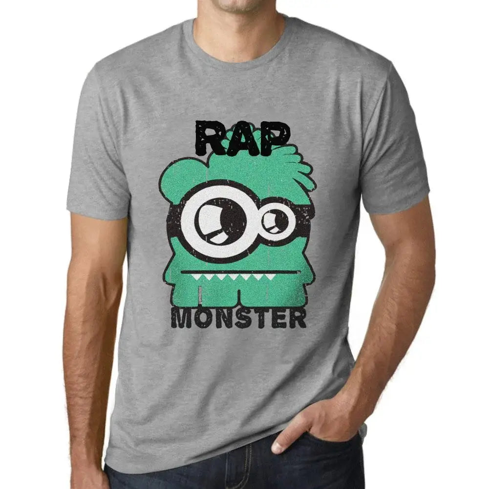 Men's Graphic T-Shirt Rap Monster Eco-Friendly Limited Edition Short Sleeve Tee-Shirt Vintage Birthday Gift Novelty