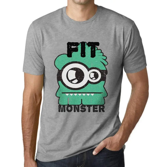 Men's Graphic T-Shirt Fit Monster Eco-Friendly Limited Edition Short Sleeve Tee-Shirt Vintage Birthday Gift Novelty