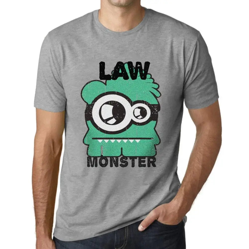 Men's Graphic T-Shirt Law Monster Eco-Friendly Limited Edition Short Sleeve Tee-Shirt Vintage Birthday Gift Novelty