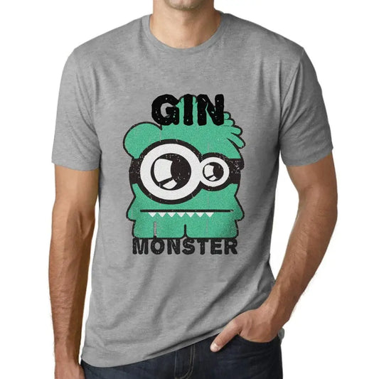 Men's Graphic T-Shirt Gin Monster Eco-Friendly Limited Edition Short Sleeve Tee-Shirt Vintage Birthday Gift Novelty