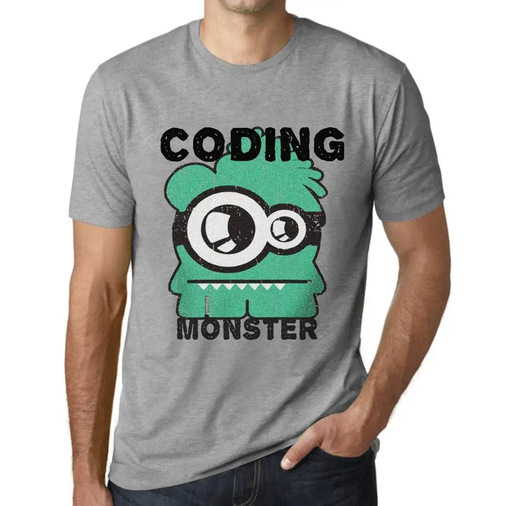 Men's Graphic T-Shirt Coding Monster Eco-Friendly Limited Edition Short Sleeve Tee-Shirt Vintage Birthday Gift Novelty