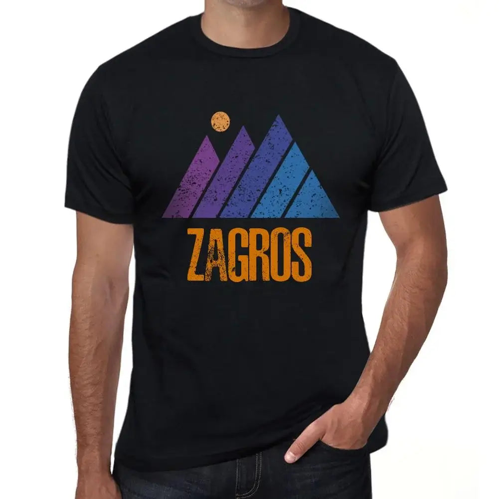 Men's Graphic T-Shirt Mountain Zagros Eco-Friendly Limited Edition Short Sleeve Tee-Shirt Vintage Birthday Gift Novelty