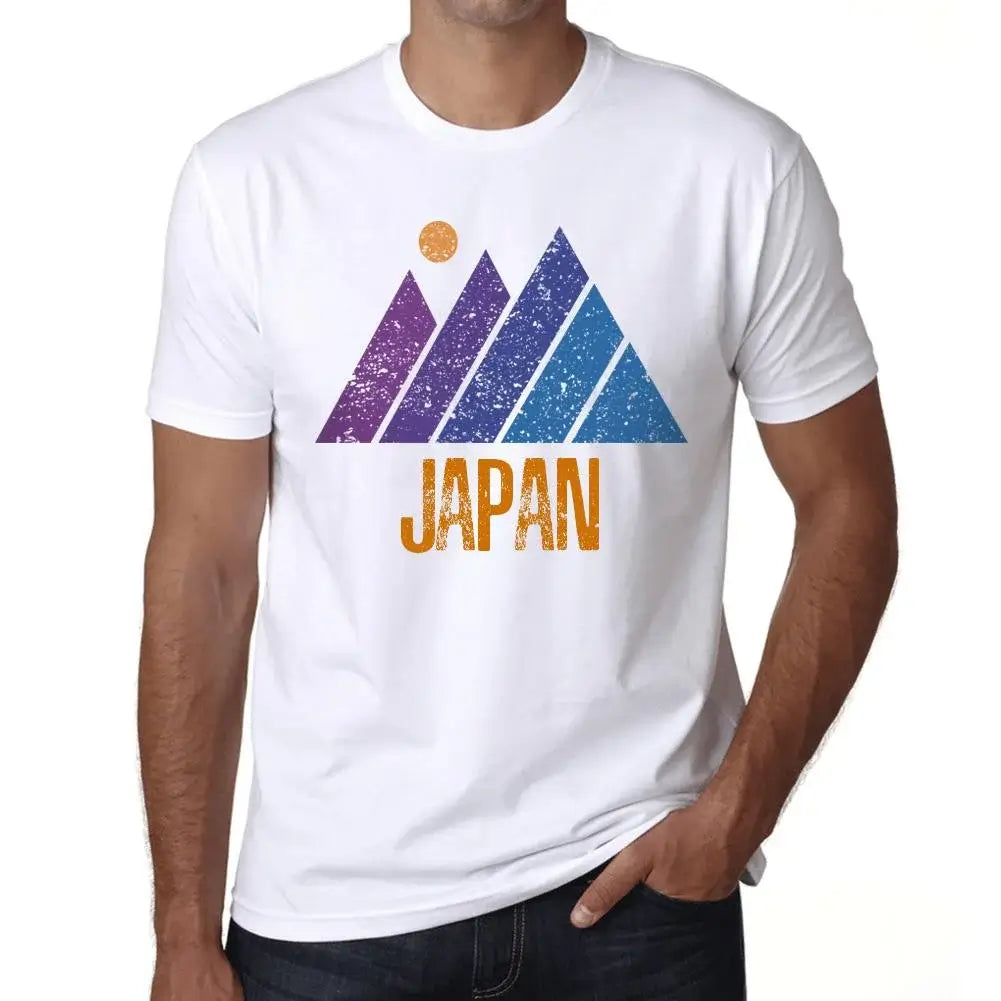 Men's Graphic T-Shirt Mountain Japan Eco-Friendly Limited Edition Short Sleeve Tee-Shirt Vintage Birthday Gift Novelty