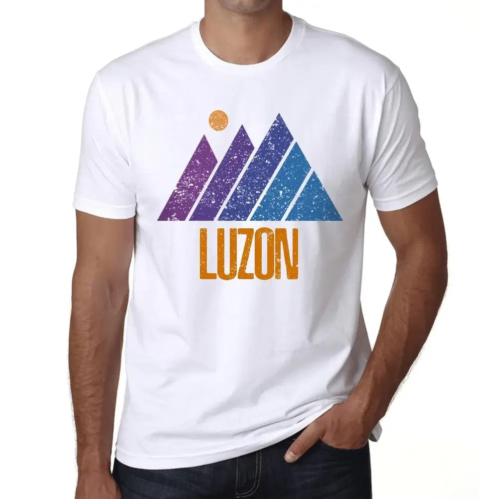 Men's Graphic T-Shirt Mountain Luzon Eco-Friendly Limited Edition Short Sleeve Tee-Shirt Vintage Birthday Gift Novelty