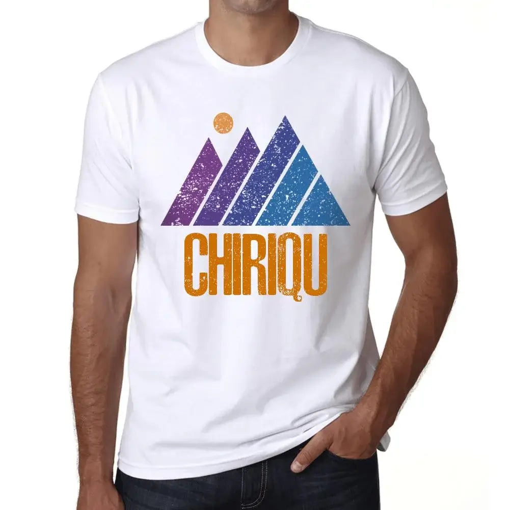 Men's Graphic T-Shirt Mountain Chiriqu Eco-Friendly Limited Edition Short Sleeve Tee-Shirt Vintage Birthday Gift Novelty