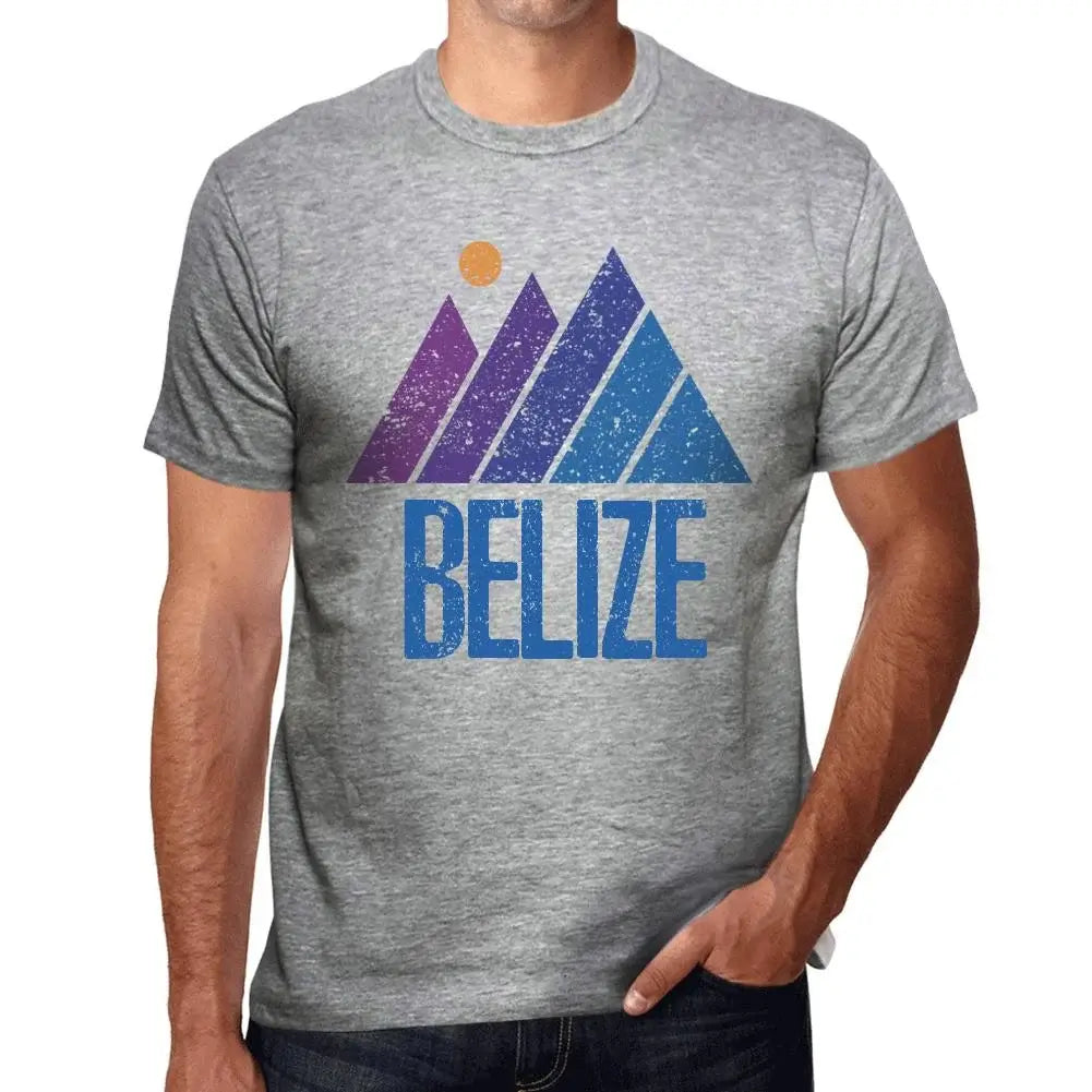 Men's Graphic T-Shirt Mountain Belize Eco-Friendly Limited Edition Short Sleeve Tee-Shirt Vintage Birthday Gift Novelty