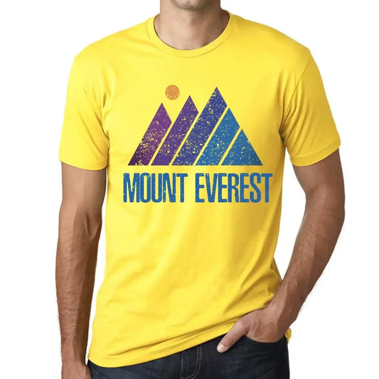 Men's Graphic T-Shirt Mountain Mount Everest Eco-Friendly Limited Edition Short Sleeve Tee-Shirt Vintage Birthday Gift Novelty