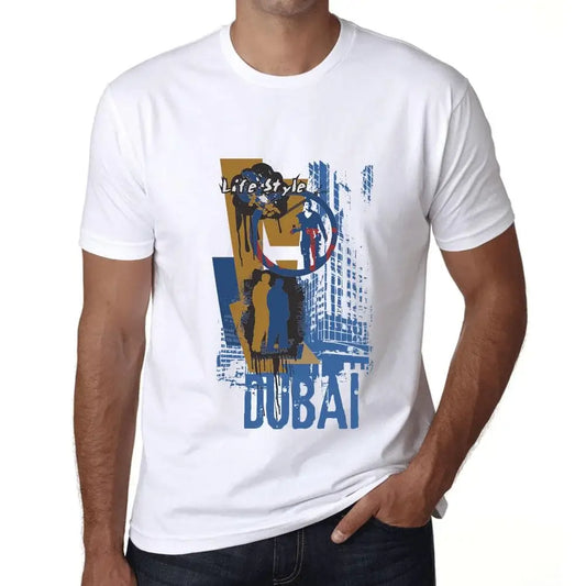 Men's Graphic T-Shirt Dubai Lifestyle Eco-Friendly Limited Edition Short Sleeve Tee-Shirt Vintage Birthday Gift Novelty