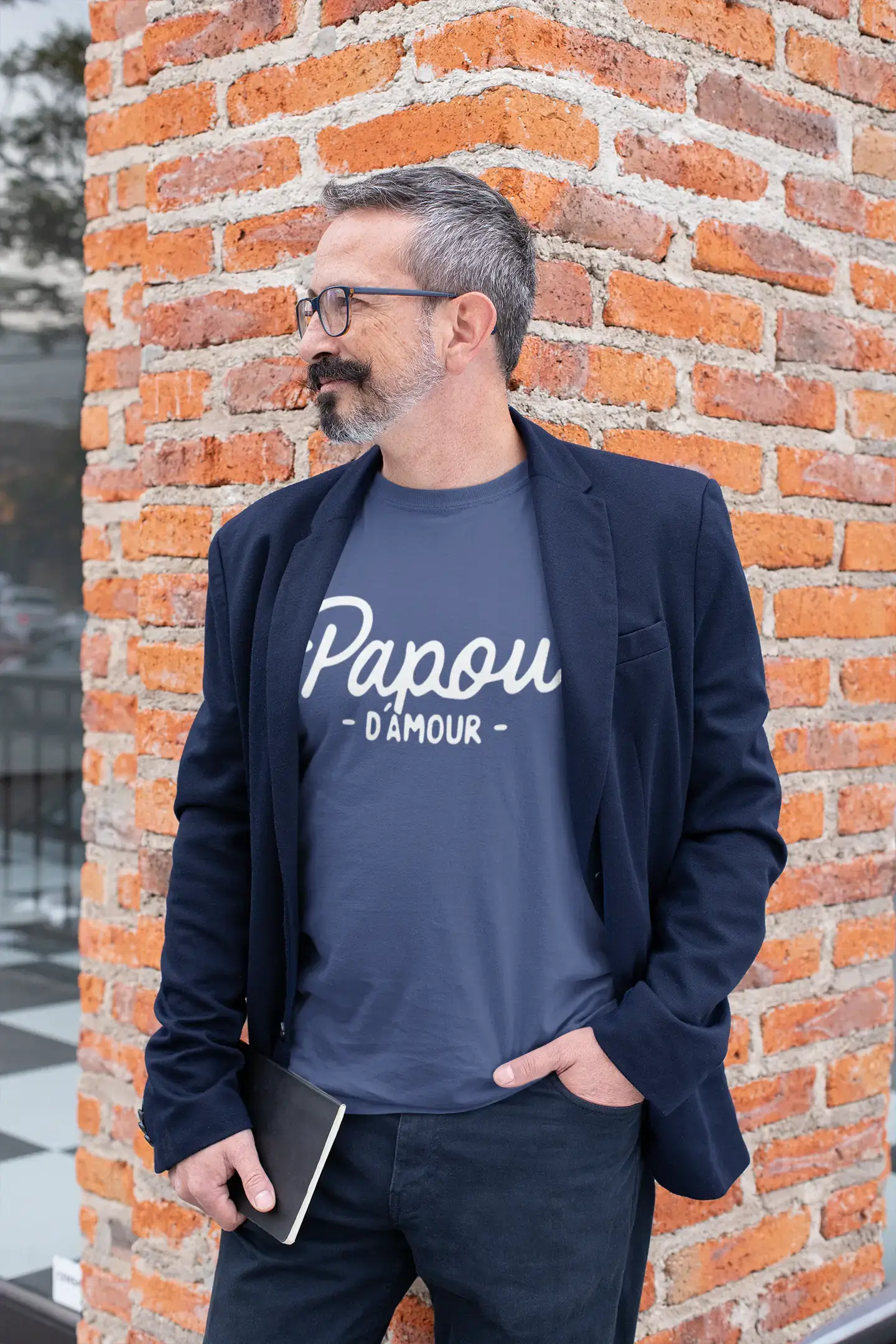 Men's Graphic T-Shirt Papou D'Amour T-Shirt