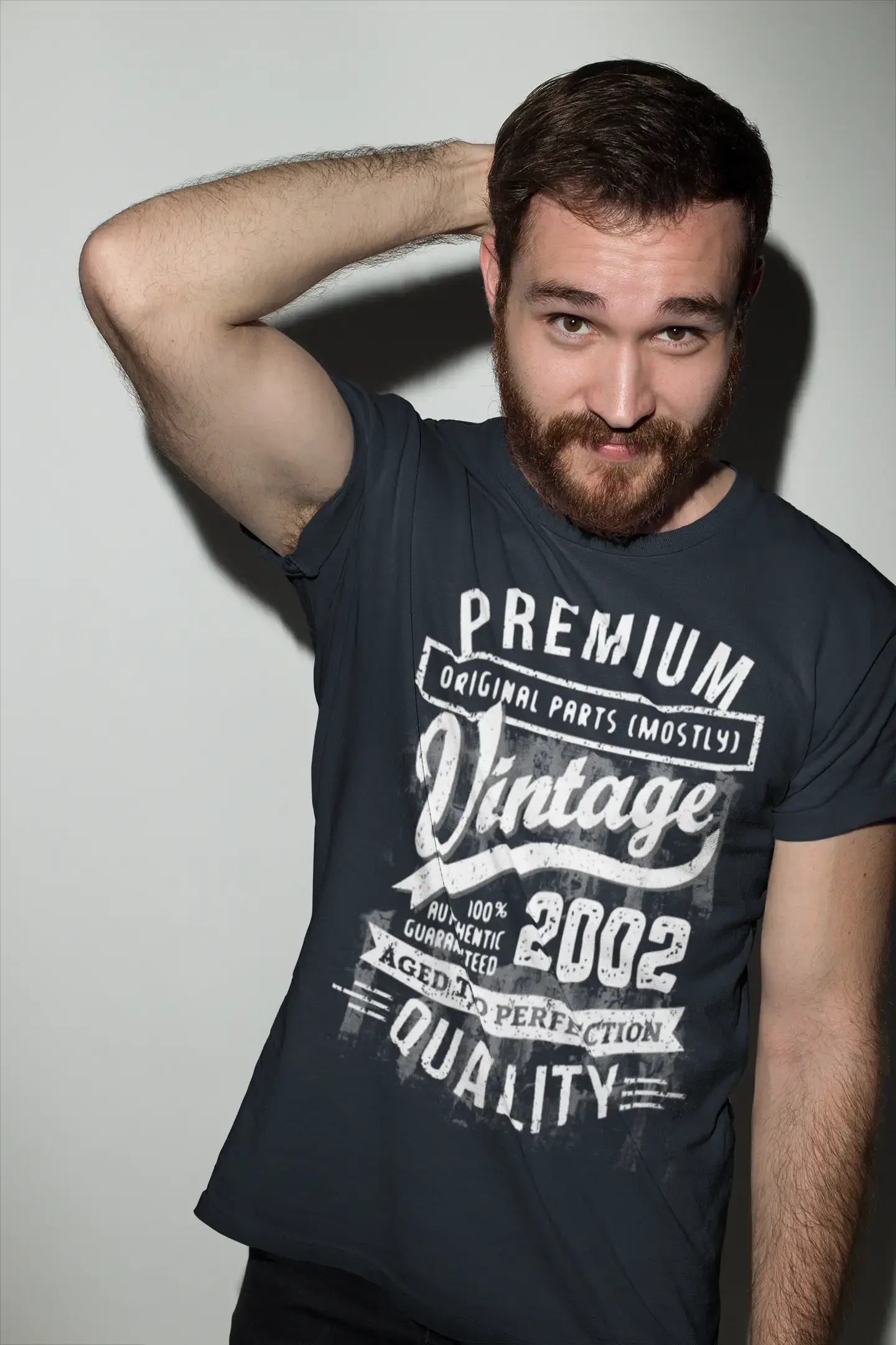 Ultrabasic - Homme T-Shirt Graphique 2002 Aged to Perfection Tee Shirt Cadeau d'anniversaire