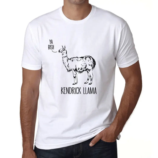 Men's Graphic T-Shirt Kendrick Llama Eco-Friendly Limited Edition Short Sleeve Tee-Shirt Vintage Birthday Gift Novelty