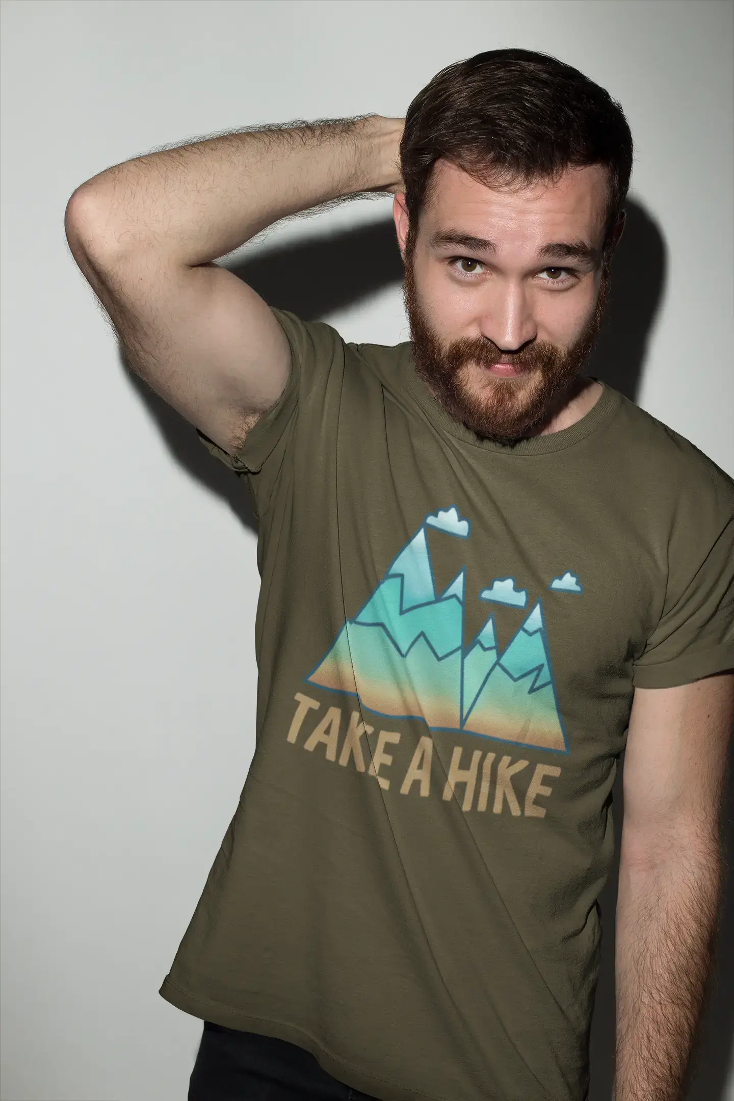 Ultrabasic - Homme Graphique Col V Tee Shirt Take a Hike