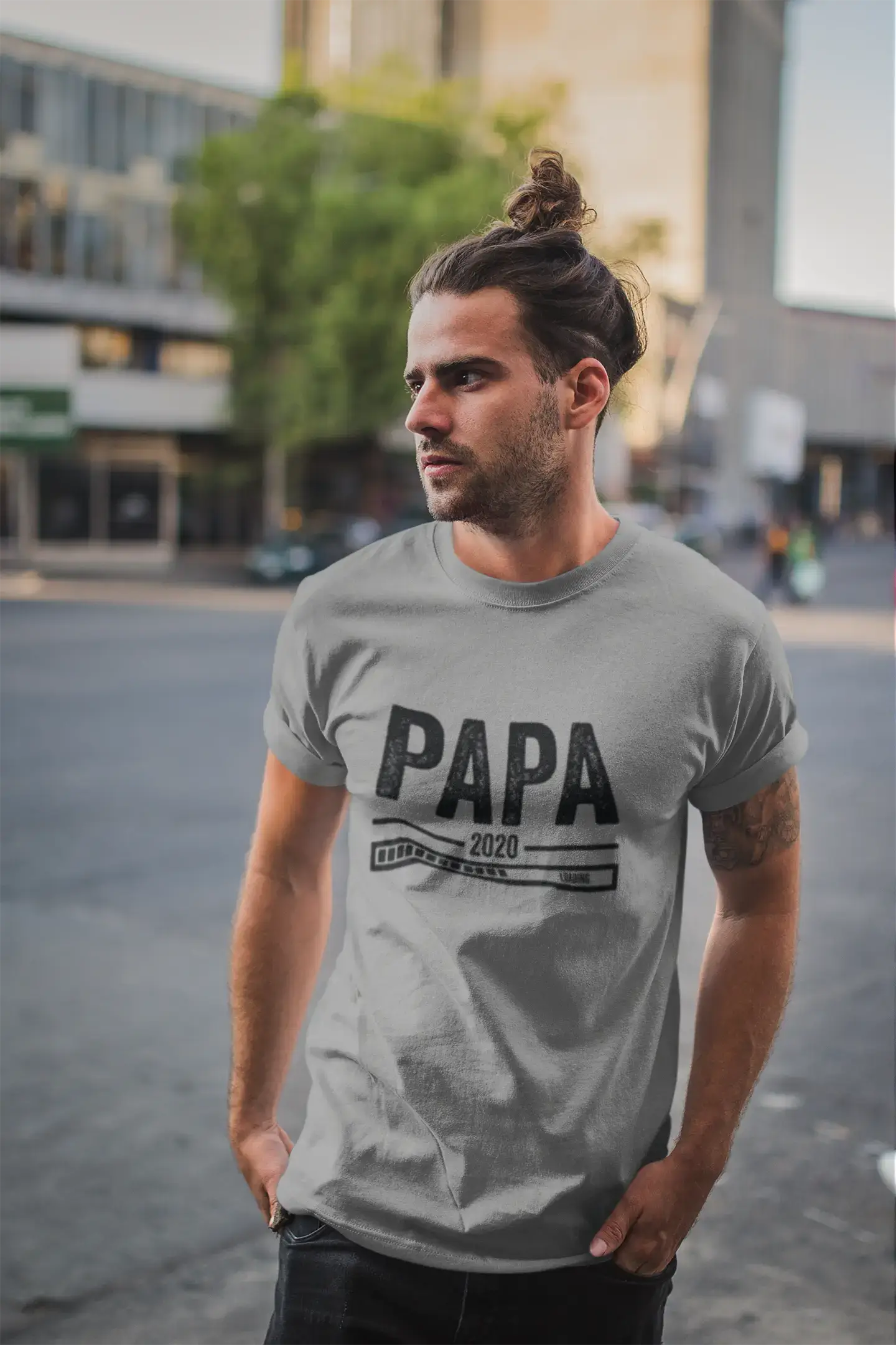 ULTRABASIC - Graphic Men's Papa Loading T-Shirt Gift Ideas