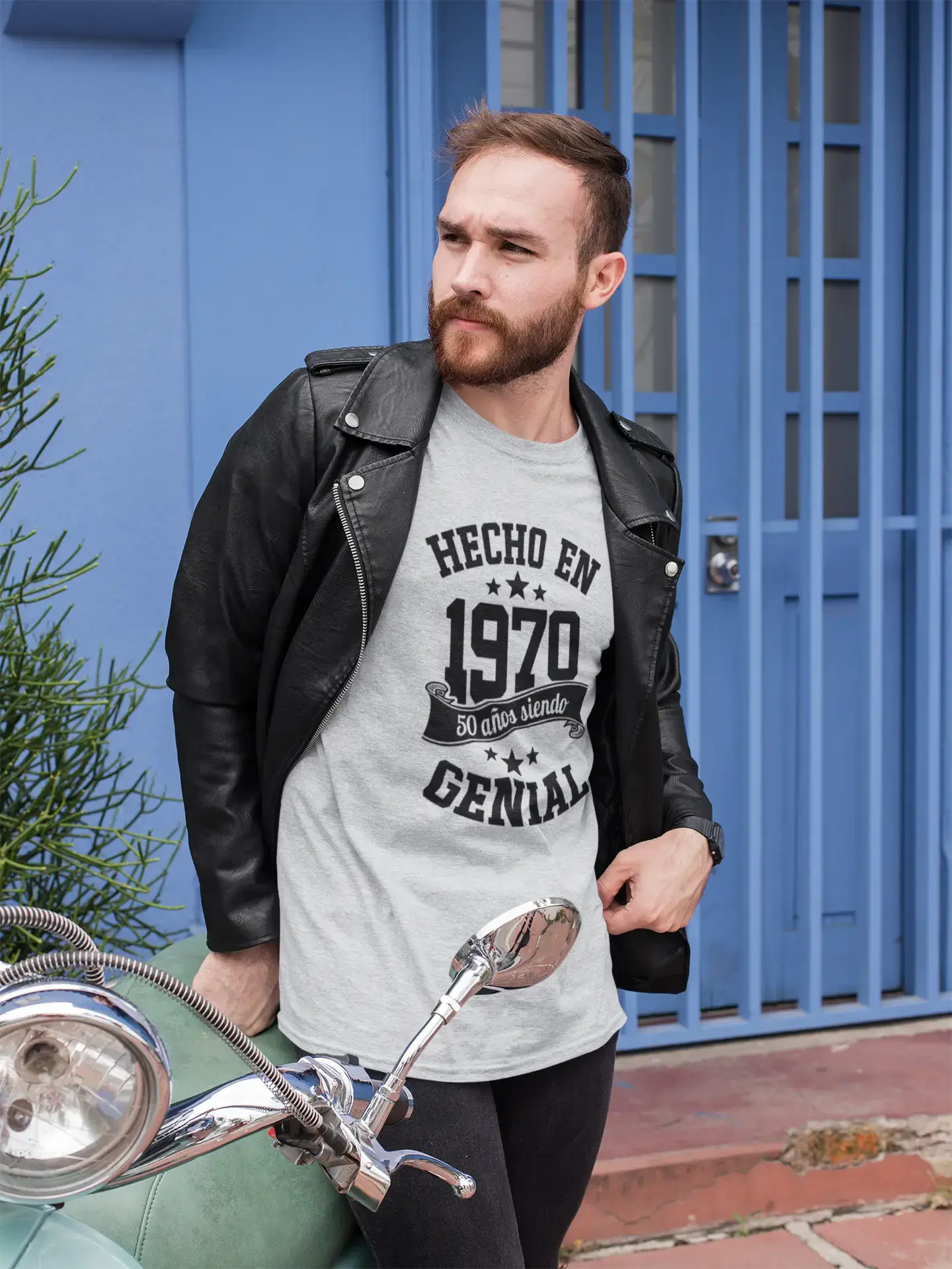 Men's Graphic T-Shirt Hecho en 1970, 50 años de ser Genial T-Shirt