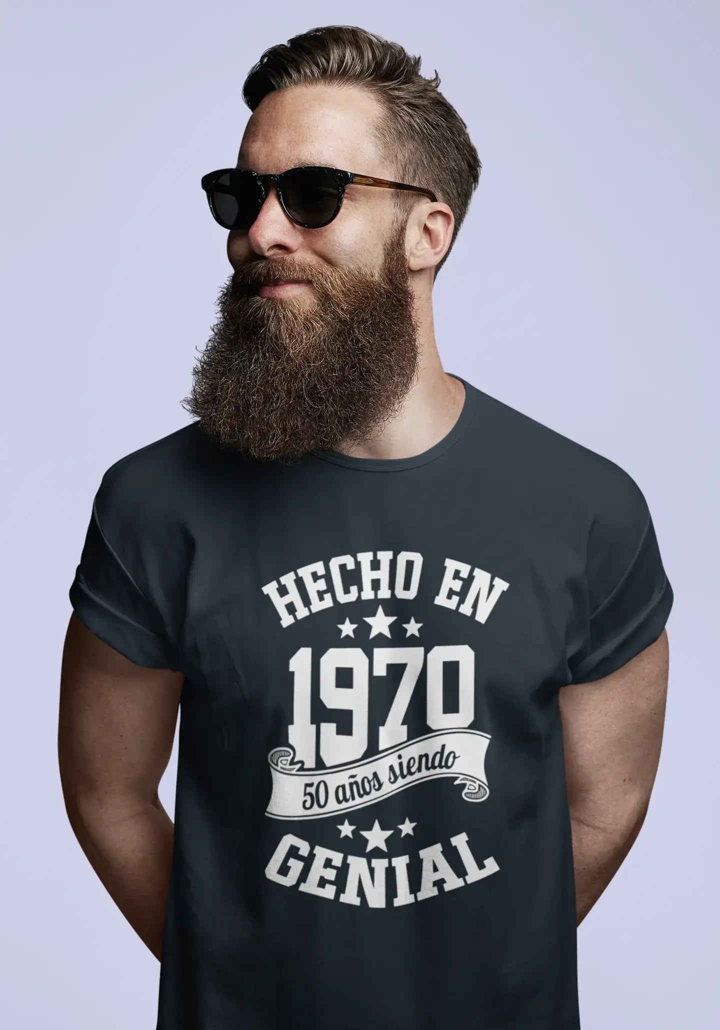 Men's Graphic T-Shirt Hecho en 1970, 50 años de ser Genial T-Shirt