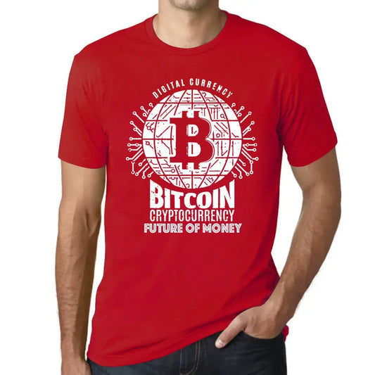 Men's Graphic T-Shirt Bitcoin Future Of Money Hodl Btc Crypto Eco-Friendly Limited Edition Short Sleeve Tee-Shirt Vintage Birthday Gift Novelty