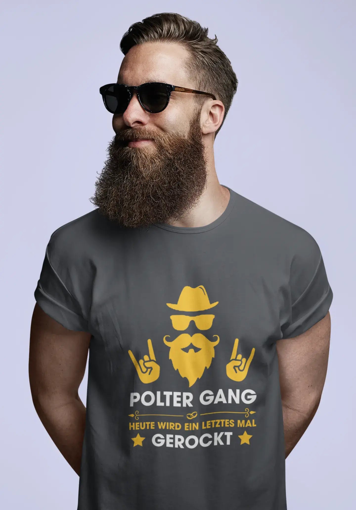 T-shirt <span>graphique</span> <span>homme</span> Polter Gang Gerockt idée <span>cadeau</span>