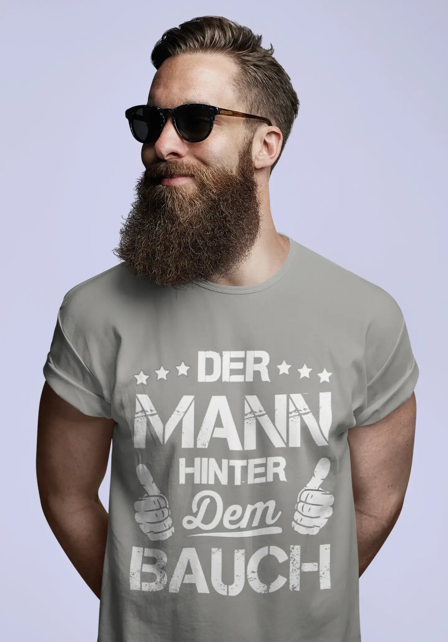 Men's Graphic T-Shirt Der Mann Hinter Dem Bauch Gift Idea